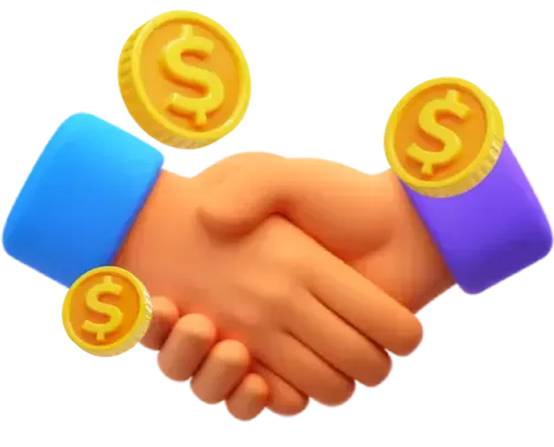 فيفتي فيفتي hand shake